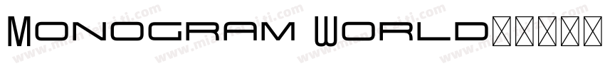 Monogram World字体转换